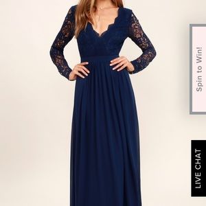 Lulus floor length dress